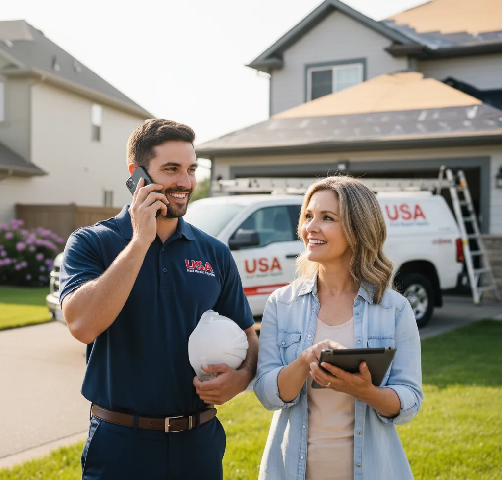 USA Roof Repair Experts customer support in Penhook